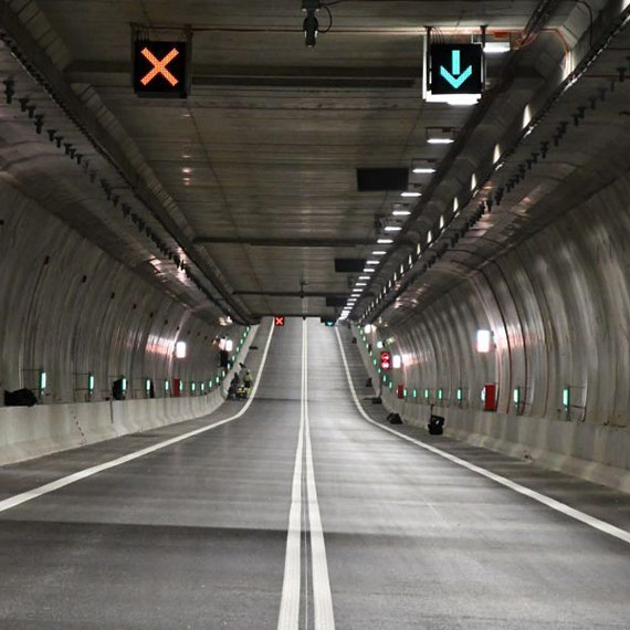 Zamknięcie tunelu i ruch wahadłowy w nocy z 7 na 8 listopada