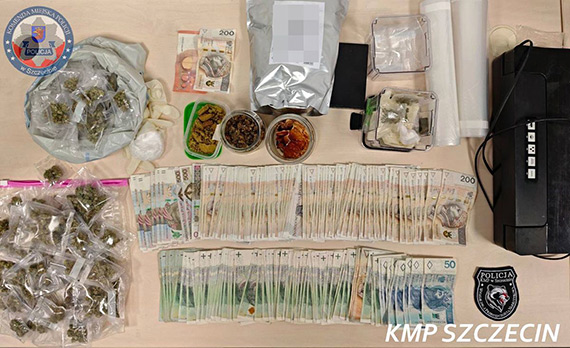 Kolejne ciosy w przestępczość narkotykową na terenie Szczecina