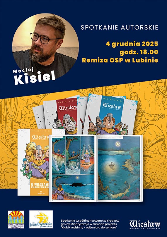 Spotkanie z Maciejem Kisielem – autorem komiksów o Wiesławie
