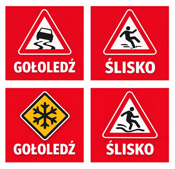 Uwaga na go�oled�. Wydano ostrze�enie meteorologiczne dla ca�ego wojew�dztwa