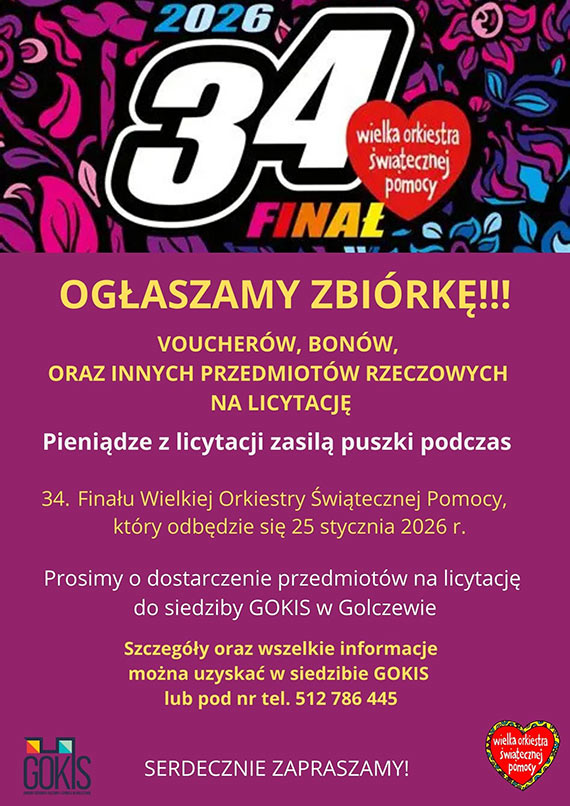 Golczewo gra z WO�P. Rusza zbi�rka przedmiot�w na licytacje