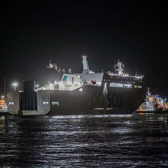 Jantar Unity w drodze do Szczecina. Próby w Świnoujściu przed uroczystościami