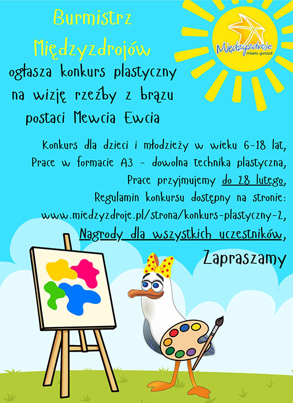 KONKURS PLASTYCZNY - zosta� wsp�tw�rc� wyj�tkowych rze�b Mewci Ewci
