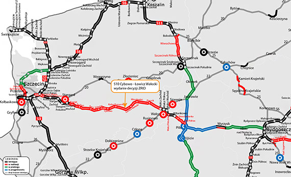 Mo�na budowa� S10 od Cybowa do �owicza Wa�eckiego