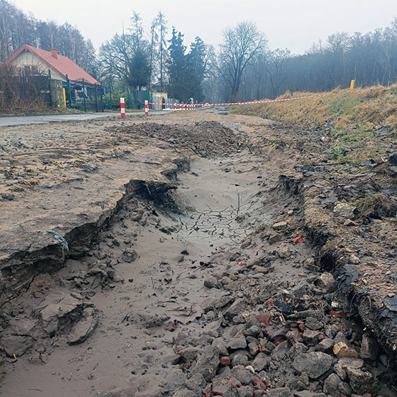 Droga Zagórze - Skoszewo zamknięta. Mieszkańcy odcięci od świata?