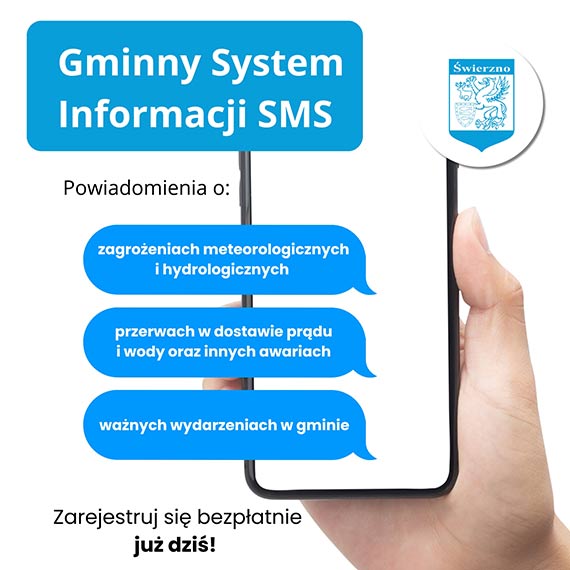 Zarejestruj si� w Gminnym Systemie Informacji SMS �wierzno