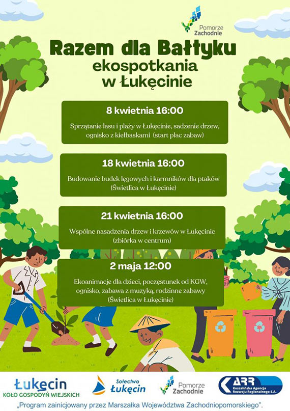 Cykl ekospotkań w Łukęcinie „Razem dla Bałtyku”