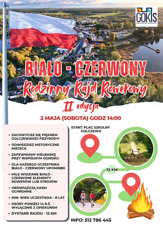 Bia�o-czerwony rajd wraca do Golczewa. Rodzinne �wi�towanie na dw�ch k�kach